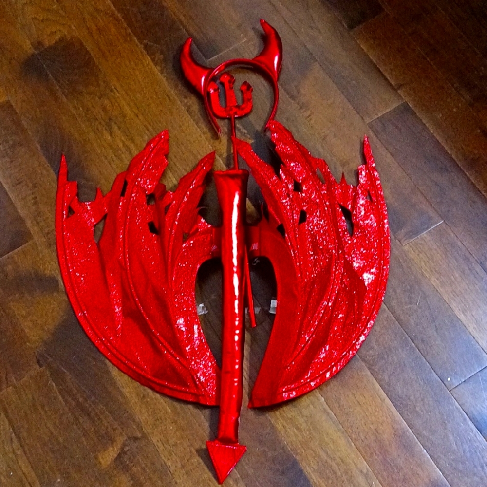 4 Piece Devil Costume Accessories - Picture 1 of 1